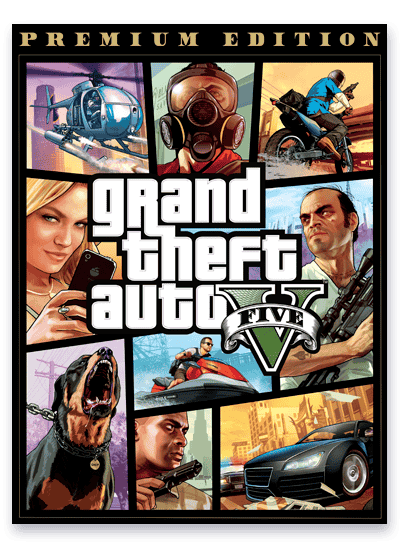 Grand Theft Auto V poster.